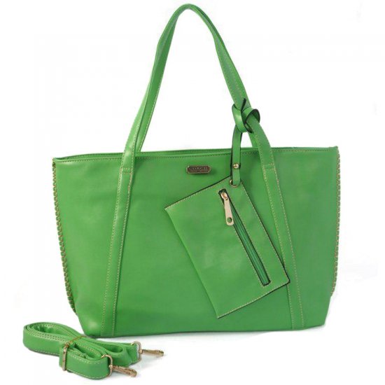 Coach City Chain Large Green Totes CII